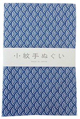 Miyamoto  Blue Wave Design Towel 33x90cm Made in Japan F/S w/Tracking# Japan New