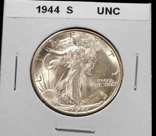 1944-S  WALKING LIBERTY HALF DOLLAR - Choice Uncirculated