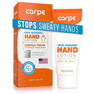Sweat Absorbing Hand Lotion, A dermatologist-recommended smooth lotion that h...