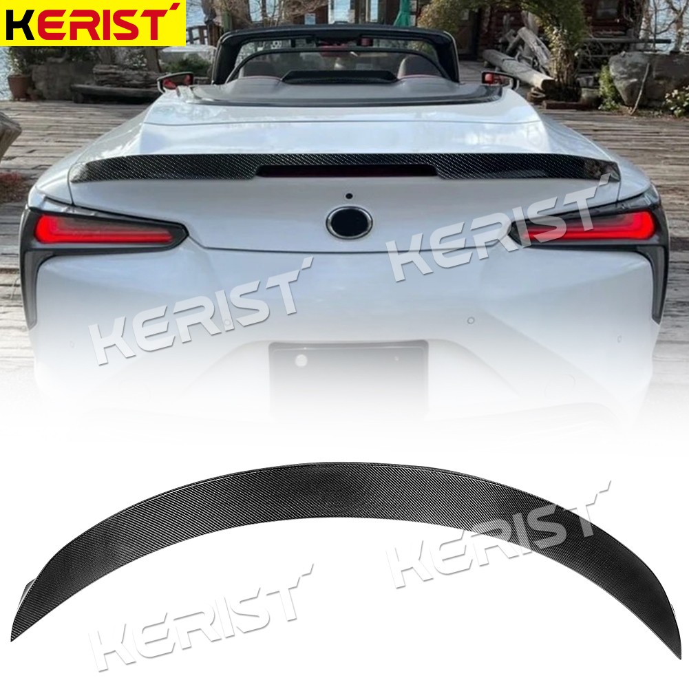 Carbon fiber Trunk Spoiler Rear Wing For Lexus LC500 convertible