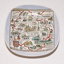 Britannia Designs 12.5cm Pin Dish - Herefordshire - Dartmouth Pottery Vintage