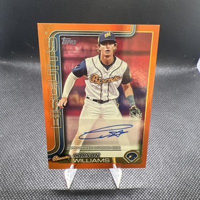 2025 Topps Pro Debut - Carson Williams #PD-127 Orange Autographs /25 (AU, RC)