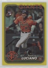 2024 Topps Series 1 Yellow Foil Marco Luciano #232 19mf