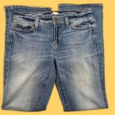 J. Crew Women's Stretchy Blue Jeans Size 26S Light Wash Denim Bootcut