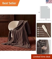 Soft & Cozy Electric Blanket 50" x 60" - 5 Heat Settings & Machine Washable