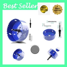 3 1/2 Inch Bi-Metal Hole Saw for Wood & Drywall - Professional Cutting Tool