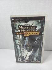 Monster Hunter Freedom Unite (Sony PSP, 2009) Rated T. PlayStation Portalable.