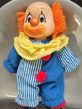 1982 Dakin CHEERY-TEARY CLOWN 2-Face/ Twist Plush Dream Doll Sad Happy Vintage
