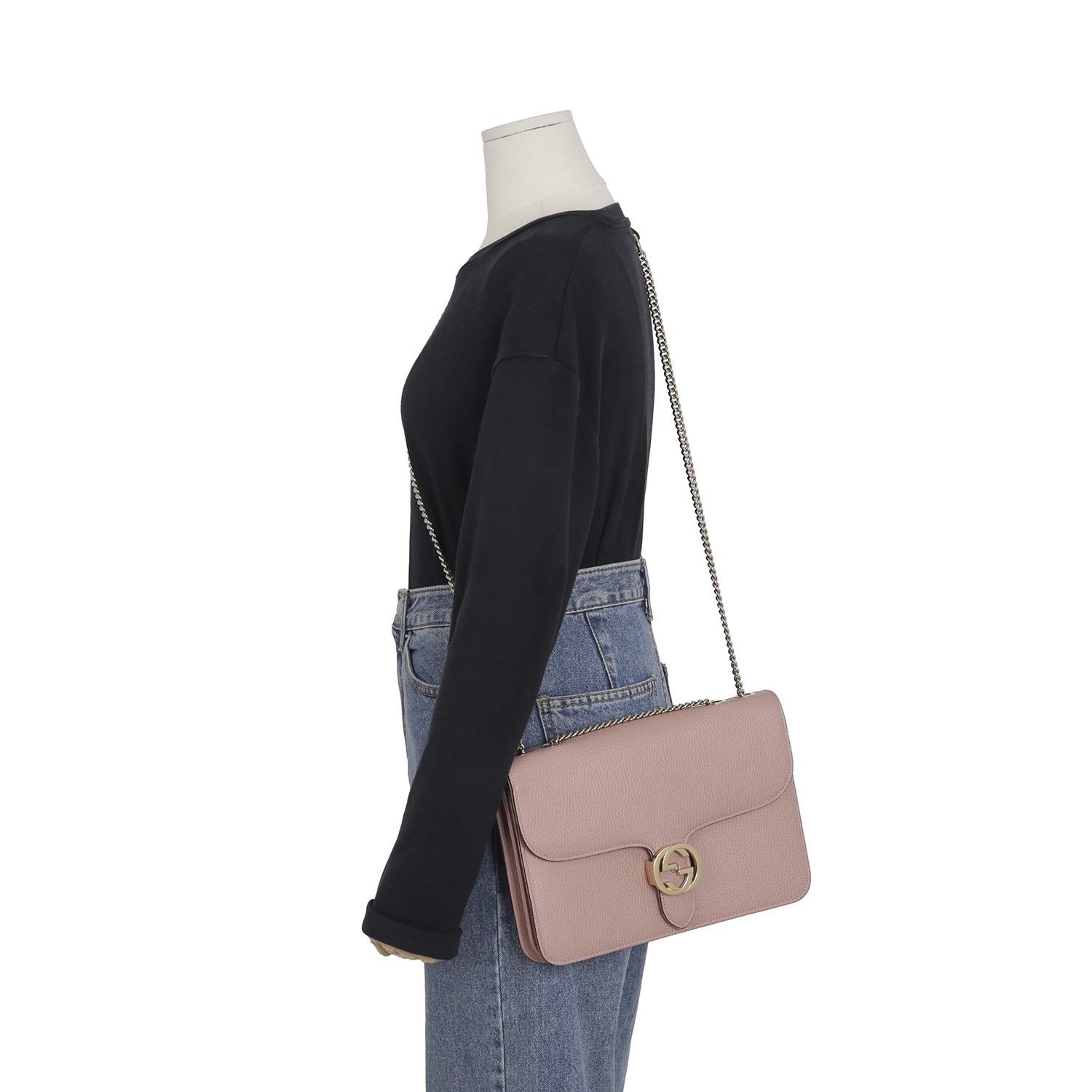 Gucci Interlocking Medium Shoulder Bag 510303 125… - image 10