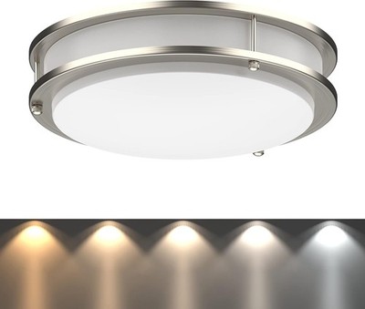DYMOND 14'' LED Flush Mount Ceiling Light Dimmable 5 Color Temp #R018