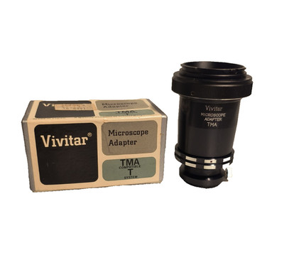 Vivitar Microscope Adapter TMA Compatible T System With Box Made in Japan