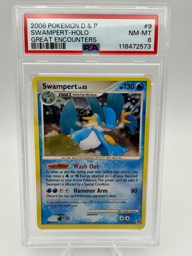 Swampert graded PSA 8 for sale on eBay