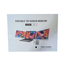 Portable 14'' Tri Screen Monitor S7 Laptop Extender 1200P IPS 16:10 USB-C