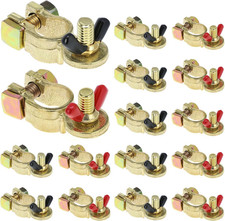 Brass Marine Grade Battery Terminal Top Post, 8 Pairs Battery Terminal Connector