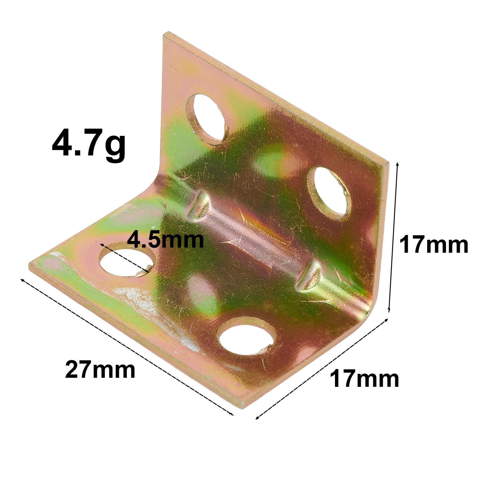 Angle Bracket Reuseable Table Fastener 4 Holes 90 Degree Furniture Corner Cover