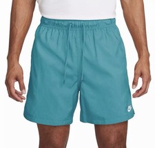 Nike Men's Club Woven Flow Shorts Teal Lined Drawstring Size Small NEW W/ TAGS 