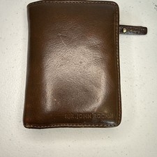 RJR John Rocha Mens Brown Leather Wallet Used And In A Good Condition