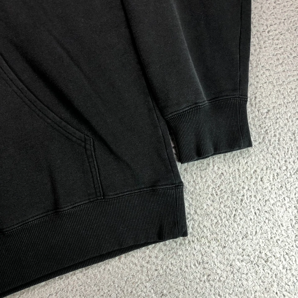 RVCA Hoodie  Mens 2XL XXL Black Fleece Pullover Surf Skate Graphic Sweatshirt - Image 2 of 4