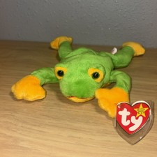 Ty Beanie Baby Smoochy The Frog Mint Condition W Tags DOB October 1, 1997