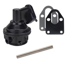 Sbc Black 80 Gph Mechanical Fuel Pump With Mount Plate Push Rod