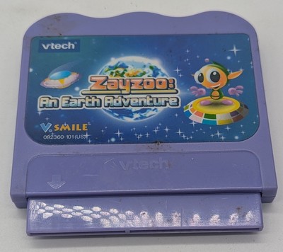 Vtech V.smile ZayZoo an Earth Adventure Game Cart Rare VHTF Educational