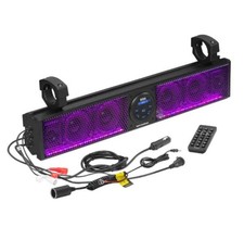 BOSS Audio Systems BRT26RGB ATV UTV Sound Bar System Multi Color Bluetooth