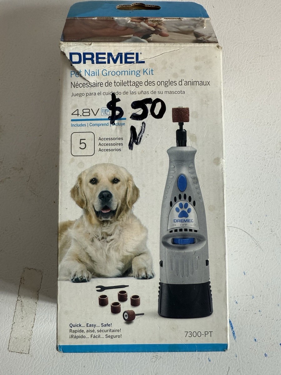 Dremel 7300-PT 60Hz Speed Rotary Cordless Pet Nail Grooming