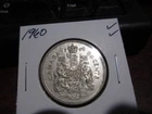 1960 - Canada 50 cent  - Canadian Silver half dollar -