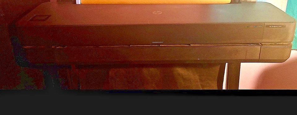 HP DesignJet T650 36" Wide CAD Large Format Color Plotter 2-3 Day Free Shipping - Image 2 of 4