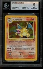 BGS 9 MINT Pokemon Charizard Base Set 2 Holo 4/130
