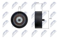 Nty RNK-FR-070 Umlenk-/FüHrungsrolle, Keilrippenriemen FüR Ford