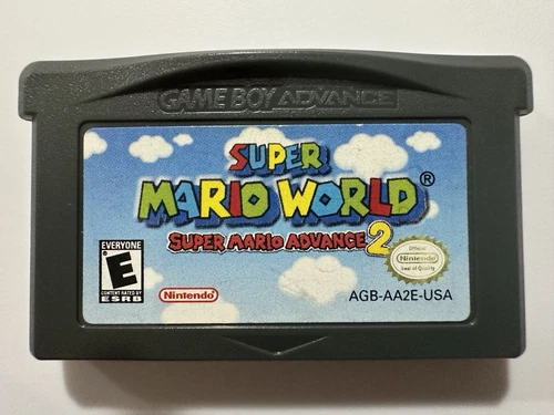 Super Mario Advance 2: Super Mario World (Game Boy Advance, 2000)- Authentic