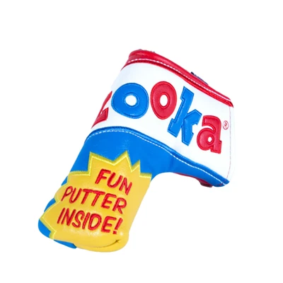 CMC Design Bazooka Joe Blade Putter Headcover - White/Red/Blue