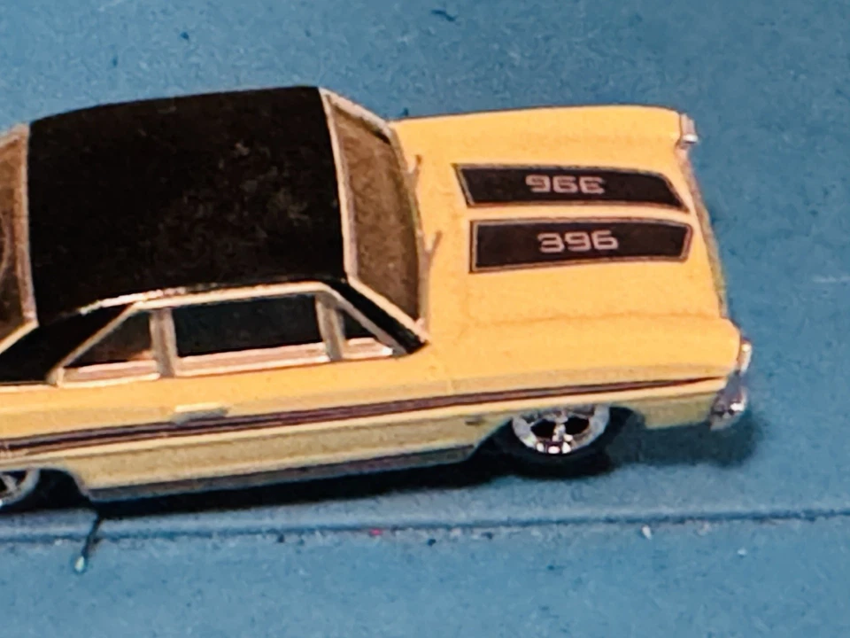 66 雪佛兰 Nova Super Sport AW Autoworld 定制 HO 插槽汽车 T-Jet Ultra-G 底盘 — 第 3/4 张图片