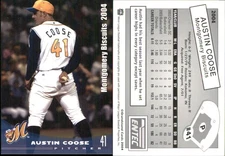 Austin Coose 2004 Grandstand Montgomery Biscuits #7 RC FREE SHIP *AutographDen*