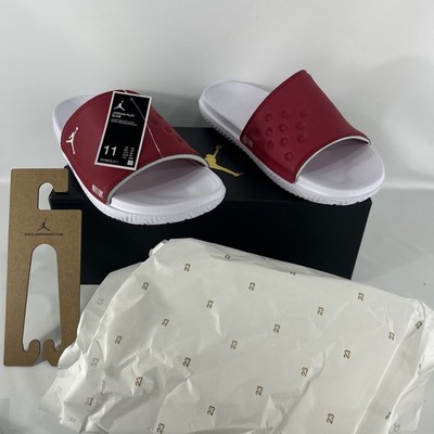 AIR JORDAN Jumpman Play Slides Varsity Red/White Beach Sandals DC9835-611