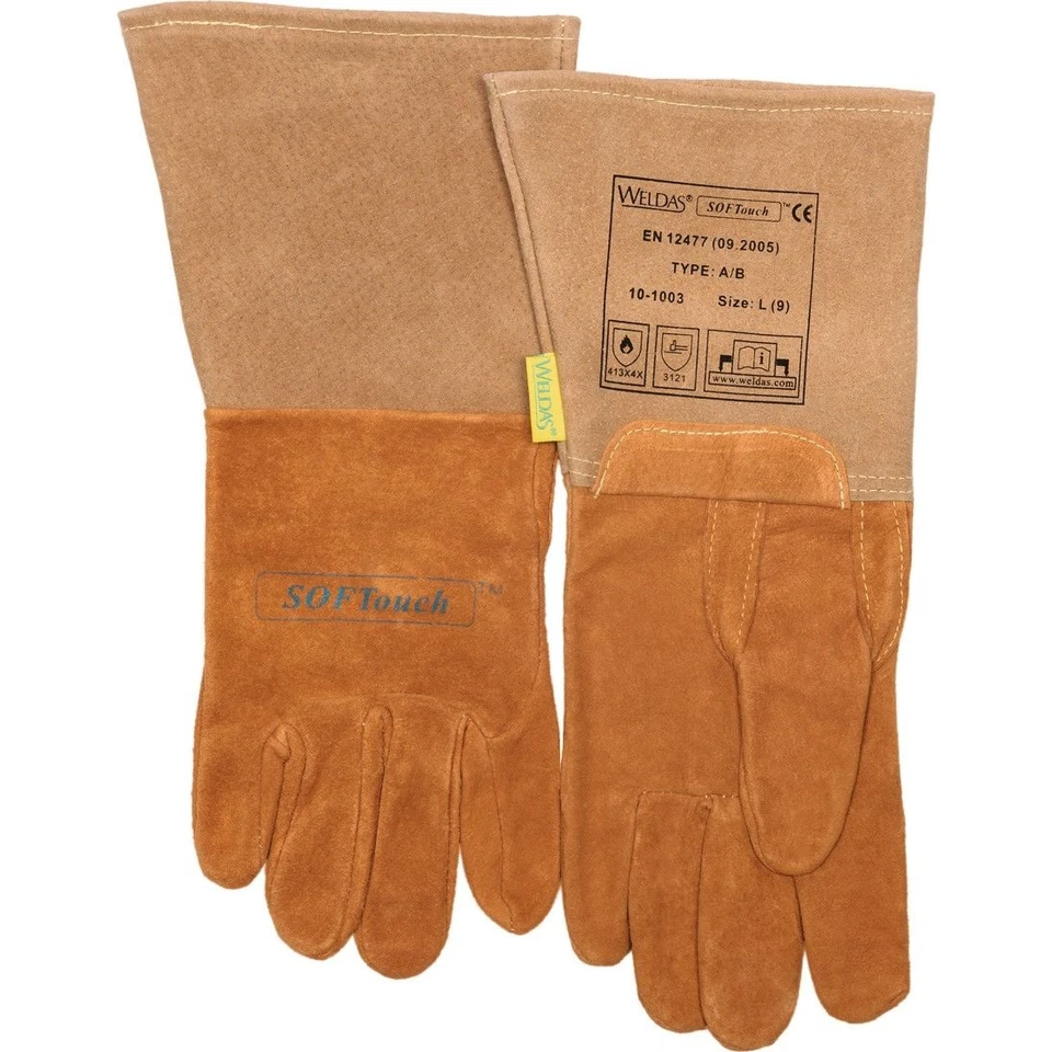 Schweißerhandschuhe EN 388, EN 12477 PSA-Kategorie II 1 Paar WELDAS Schweisser - Bild 1 von 1