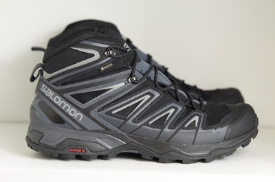 Salomon X Ultra 3 Mid GTX Gore-Tex Hiking Boots Waterproof Black 10.5