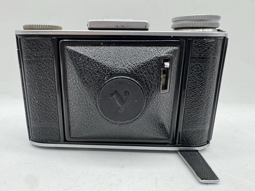 Voigtlander Bessa 66 fotocamera a cartella medio formato con obiettivo Vaskar 7,5 cm 4,5 così com'è - Foto 12 di 14