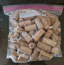 Natürliche gebrauchte Weinkorken 100 Stück Basteln Hochzeit Recycling Upcycle