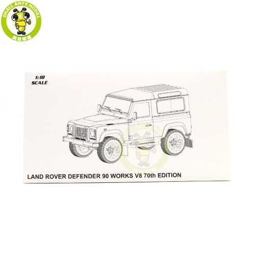 LCD MODELS LAND ROVER DEFENDER 90 WORKS V8 70TH EDITION - 64016-SL SCALA 1:64 - Foto 4 di 4