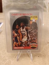 1990-91 NBA Properties Basketball Card David Robinson #270 Rookie of the Year. rookie card picture