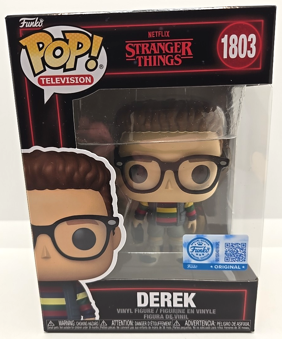 FUNKO POP! ストレンジャーシングス　デレク　ファイナルシーズン1803 Funko Pop! Vinyl: Stranger Things - Derek - Amazon (Exclusive