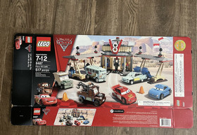 4 LEGO Empty Boxes Cars 2  Disney Pixar 8206 8486 8487 8677 Flattened