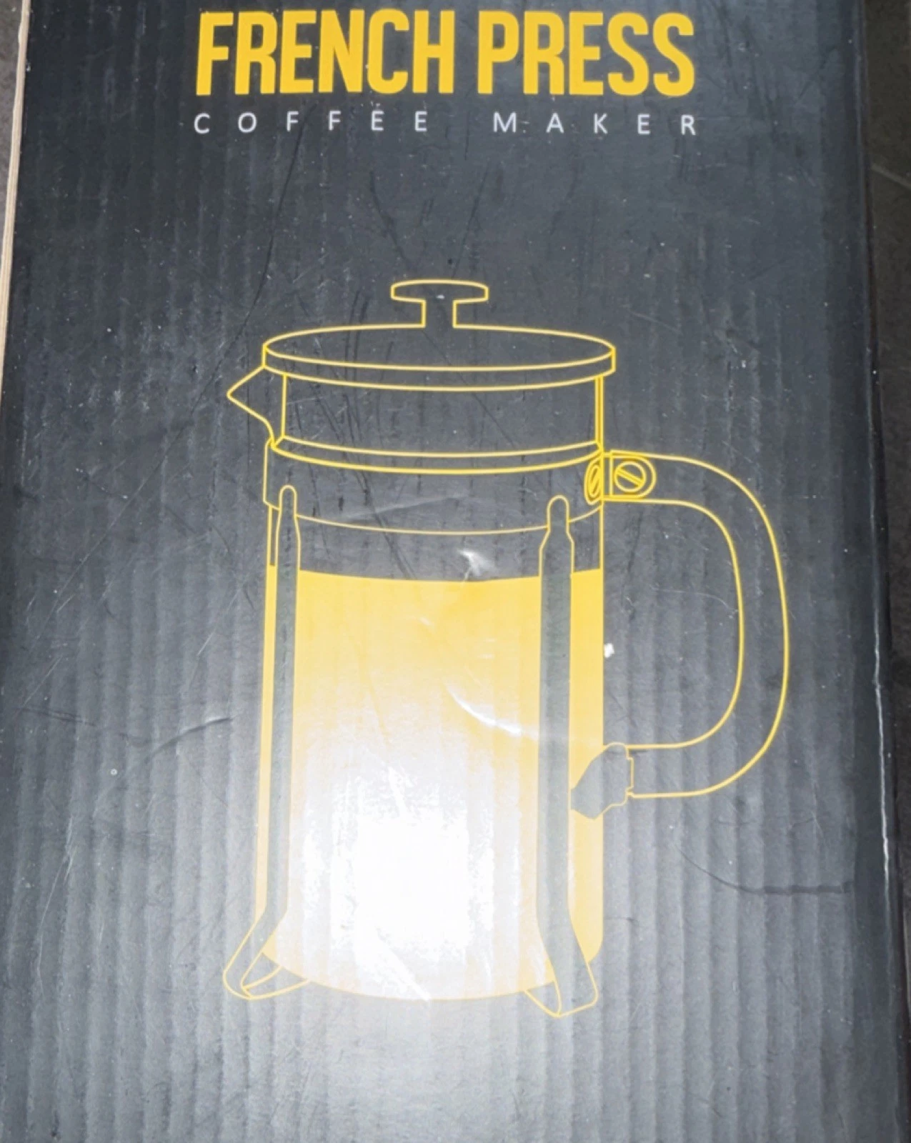 French Press Coffee Maker 34 oz Clear Black Glass Manual Easy to Clean
Opens in a new window or tab