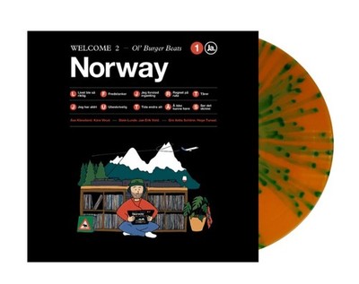Ol Burger Beats- Welcome 2 Norway- Get On Down Limited Splatter Vinyl Record LP