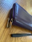 COACH Long Zip-Around Wallet Purple Smooth Leather w Gold Hardware AUTHENTIC — photo 3