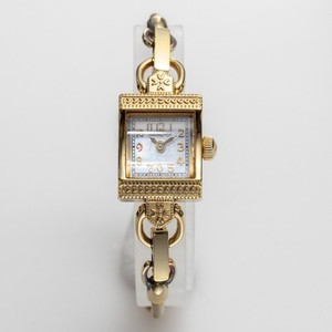 Authentic Hamilton American Classic Ladies Quartz Mother of pearl Gold-Plated 19x15 mm