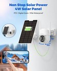 10CH 10" Monitor Home Security System Solar Powered 4MP PTZ Camera Night Vision — photo 2