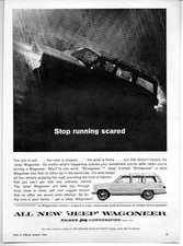 1964 Vintage Ad Jeep Wagoneer 4-Wheel Drive Power 